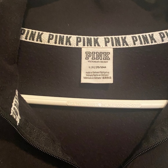 VICTORIA SECRET PINK HALF ZIPPED SWEATER - Picture 4 of 5
